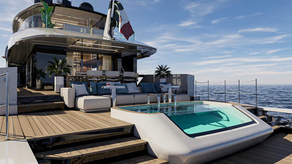 Aft beach club