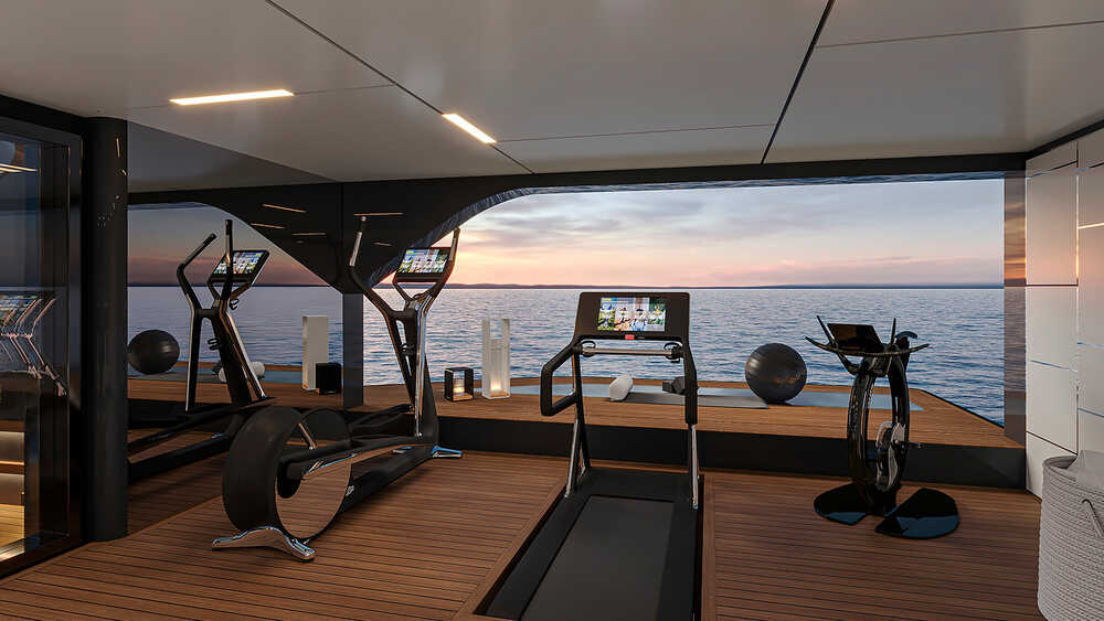 Beach club and wellness zone
