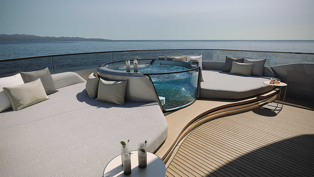 Jacuzzi on sundeck