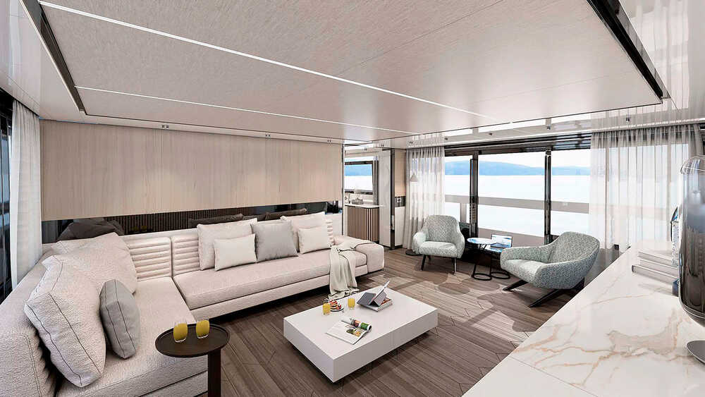 Salon on upper deck