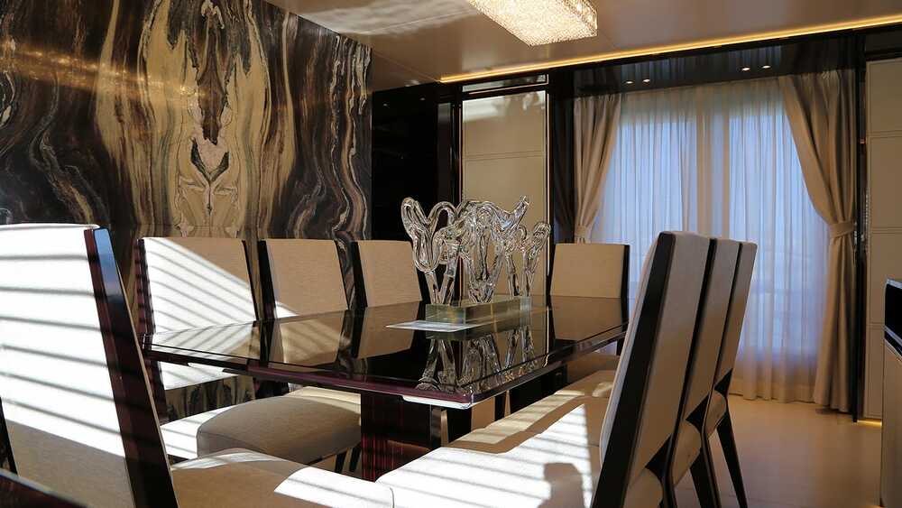 Dinette on main deck