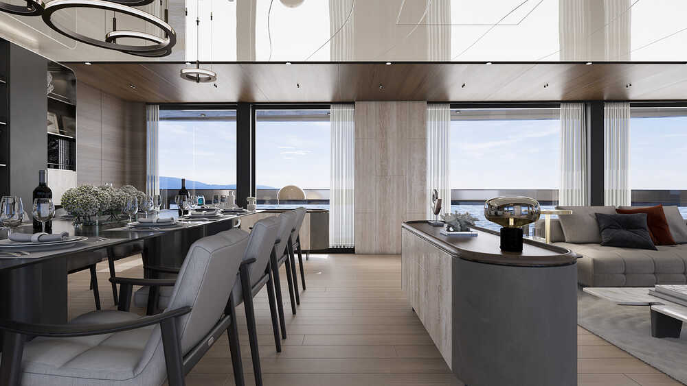 Dinette in salon