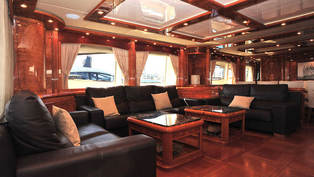 The salon on the main deck
