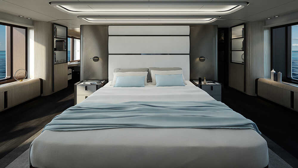Master cabin on main deck