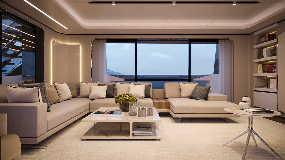 Upper deck salon