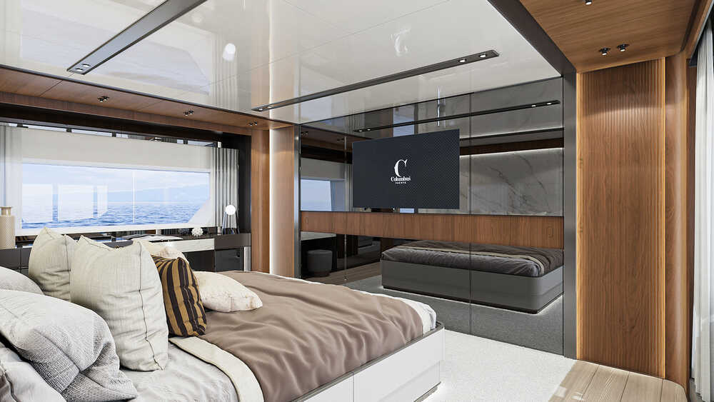 Master cabin on main deck