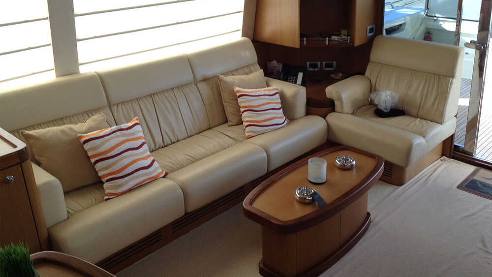 The salon on the main deck