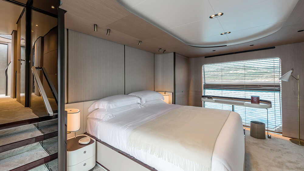 Owner's cabin on the main deck