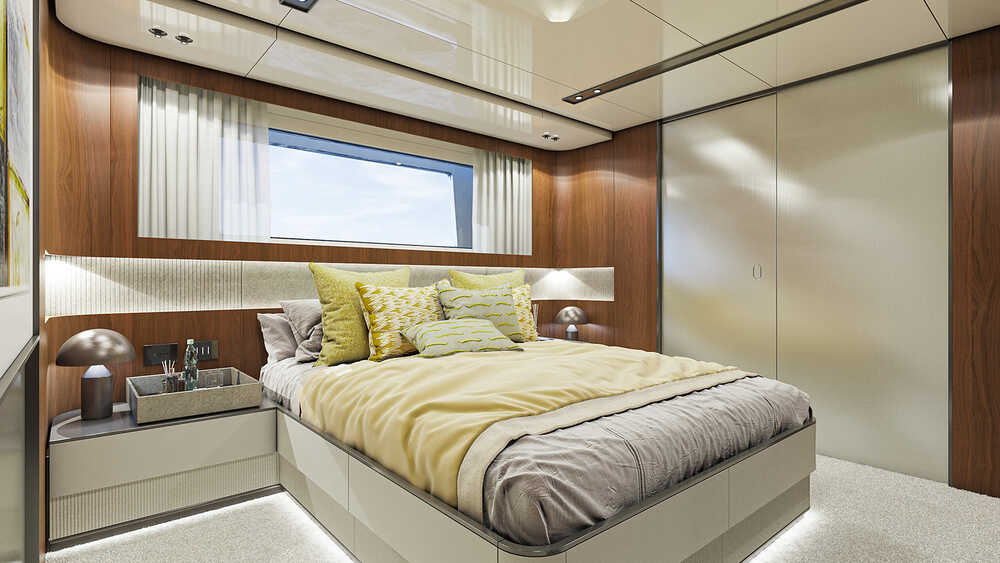 VIP guest cabin on lower deck