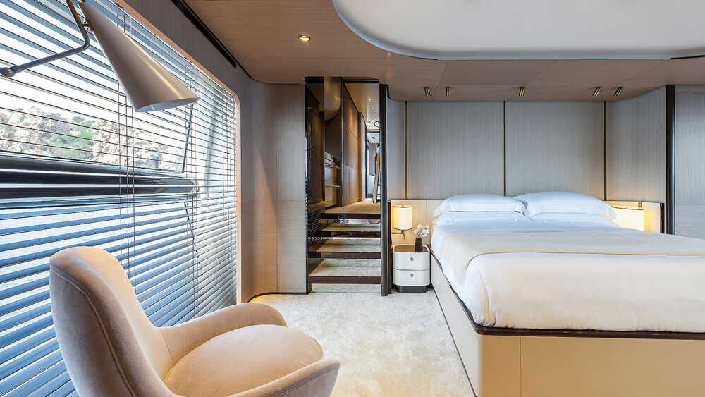 Owner's cabin on the main deck