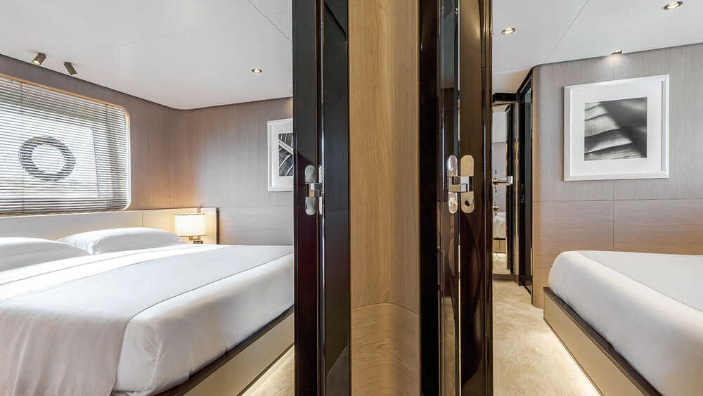 VIP cabin on the lower deck
