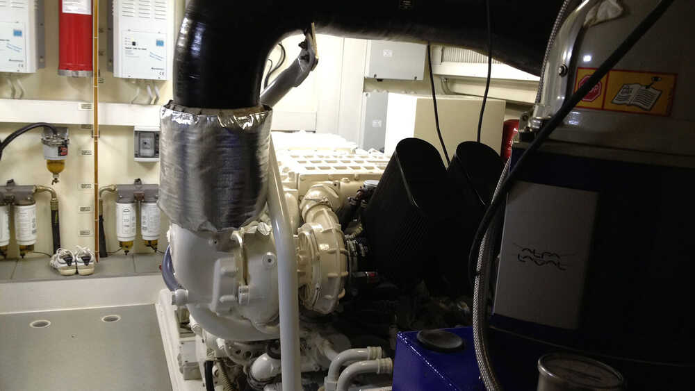 The engine compartment