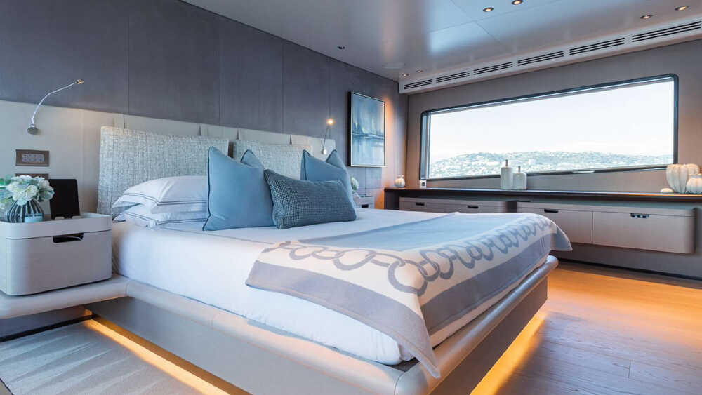 Master cabin on main deck
