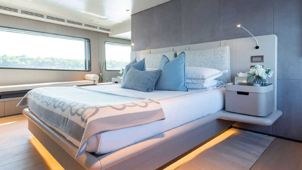 Master cabin on main deck
