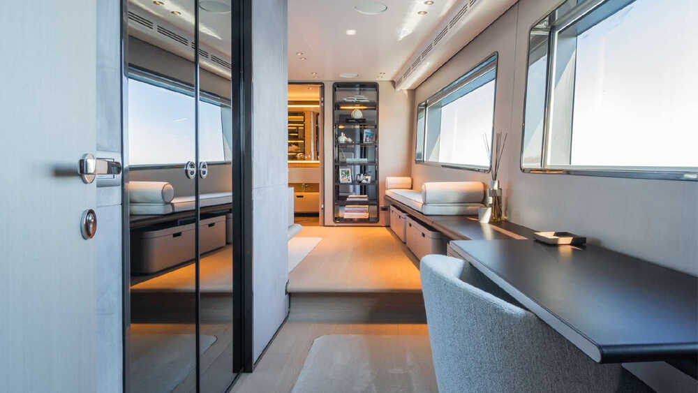 Master cabin on main deck