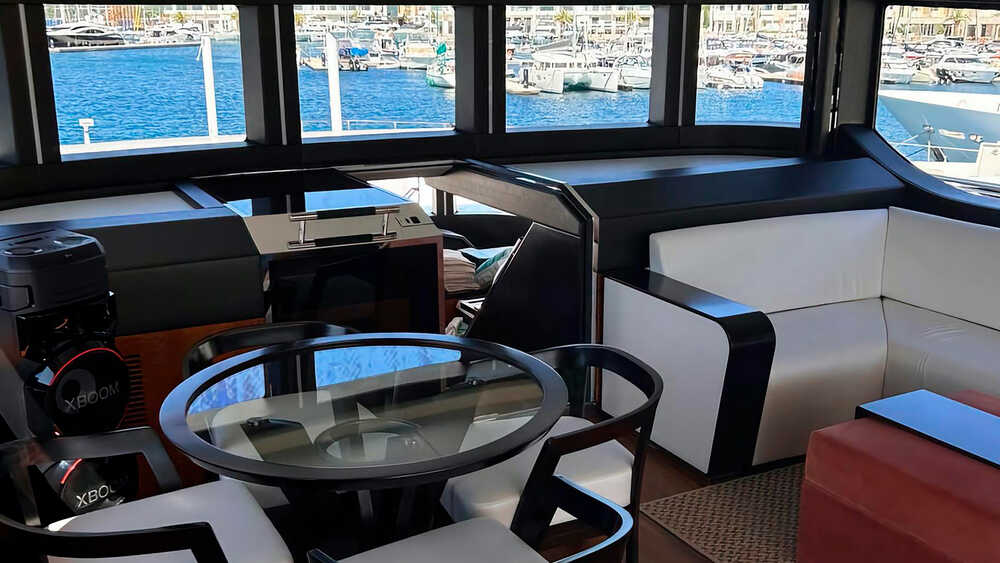 Salon on upper deck