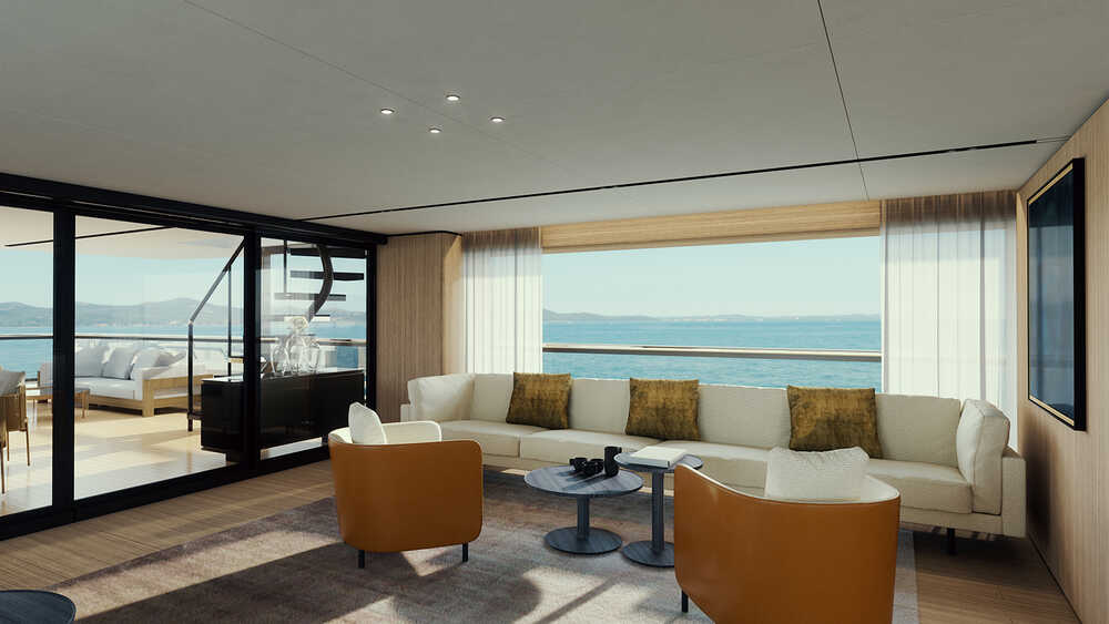 Upper deck salon