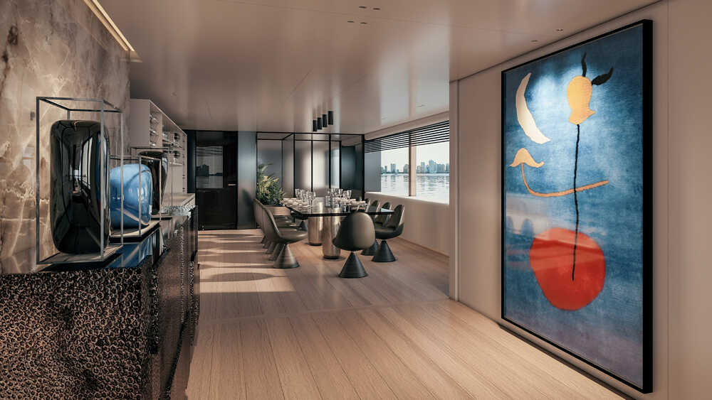 Dinette on main deck