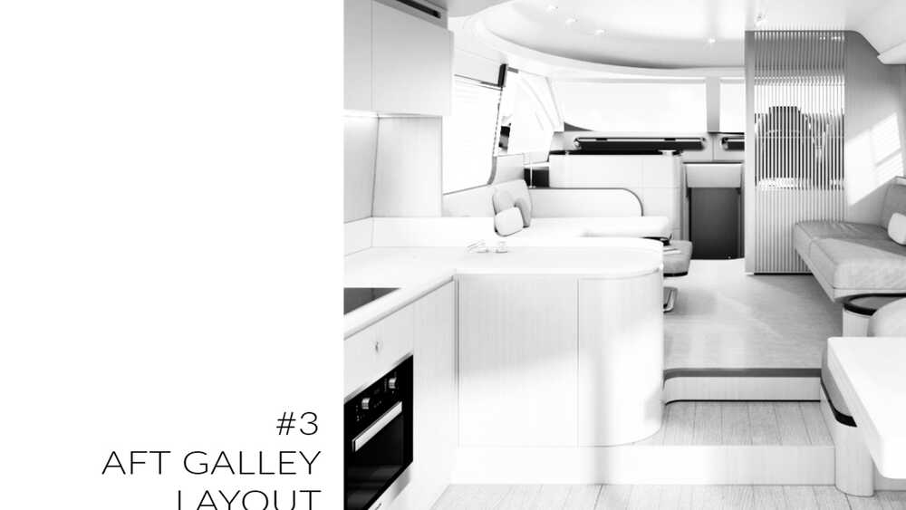 Main deck - Aft galley layout 