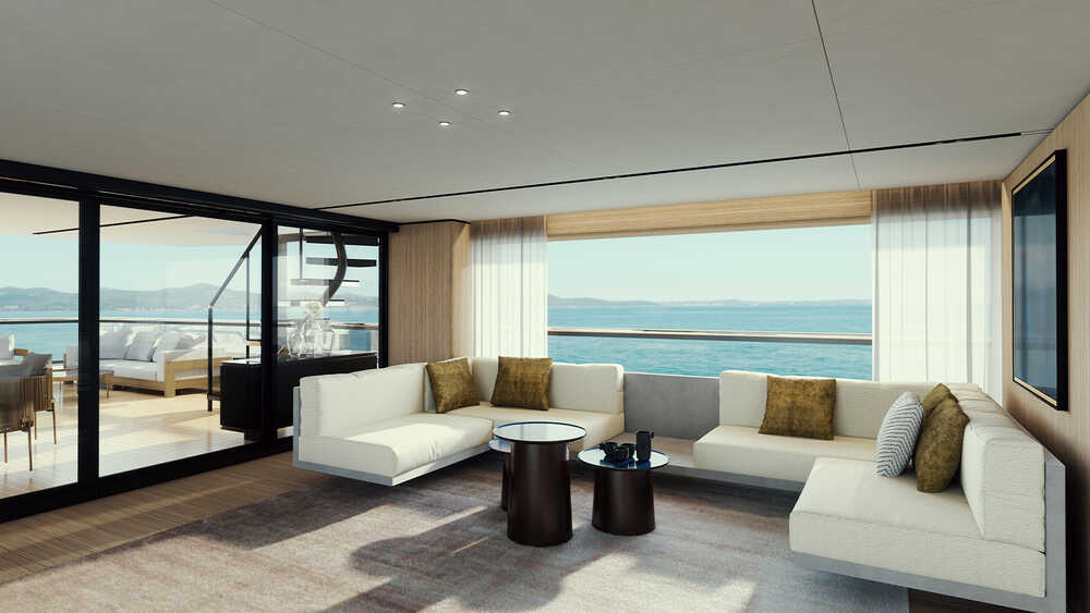 Upper deck salon