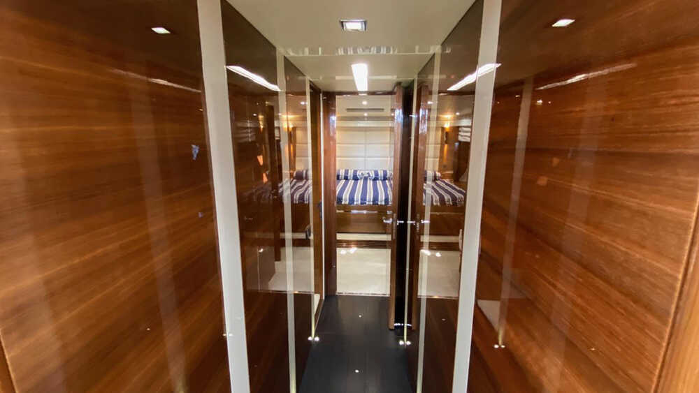 Corridor on lower deck