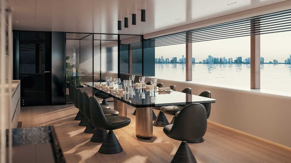 Dinette on main deck