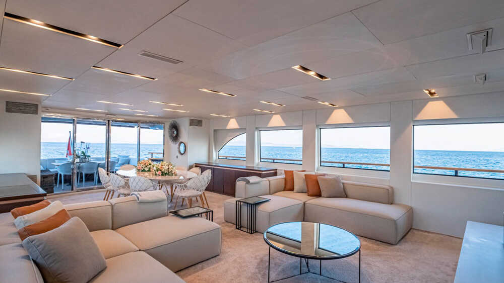 Salon on the main deck