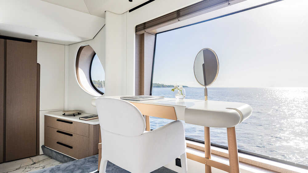 Owner's cabin on main deck