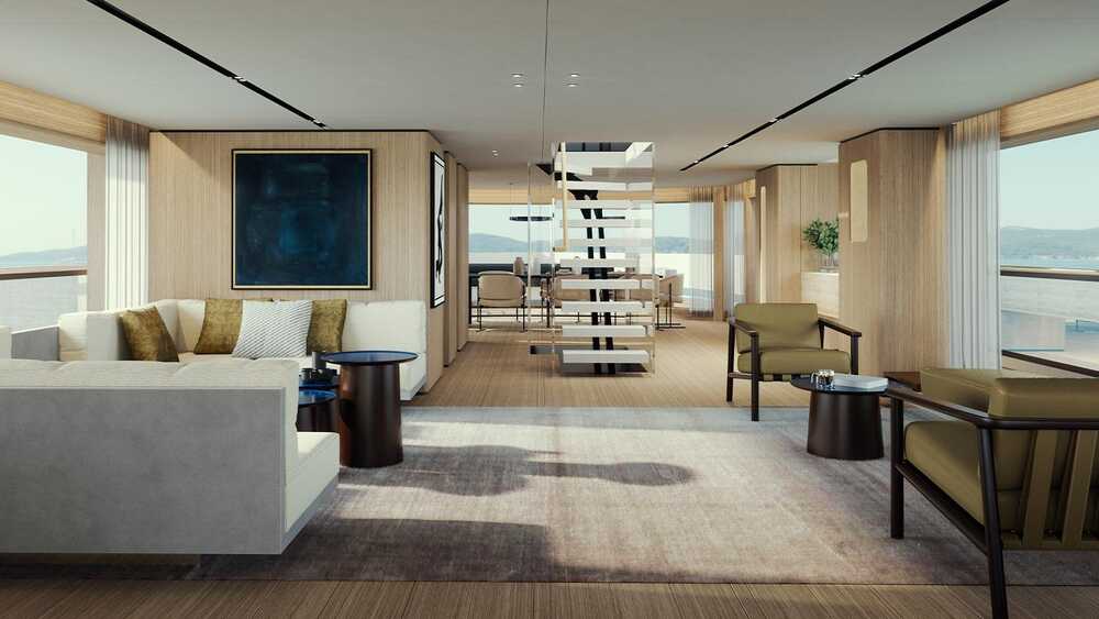 Upper deck salon
