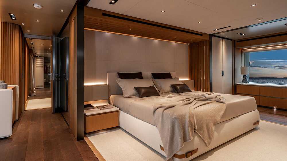 Owner's cabin on main deck