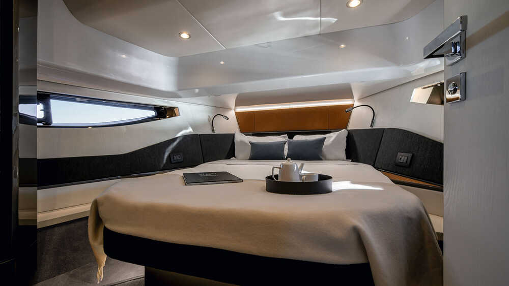 Master cabin on bow