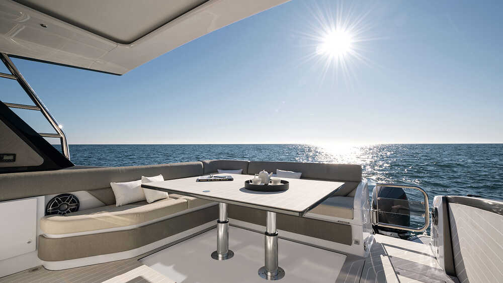 Cockpit dining table