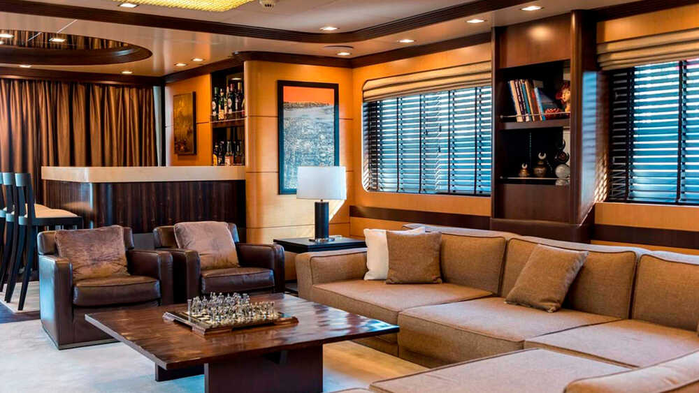 Main deck lounge area