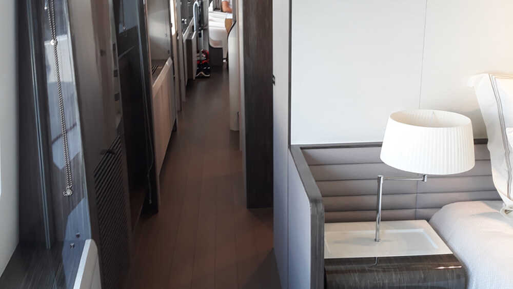 Access to master cabin
