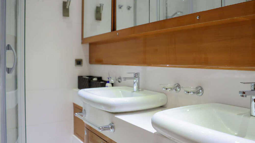 Master cabin bathroom