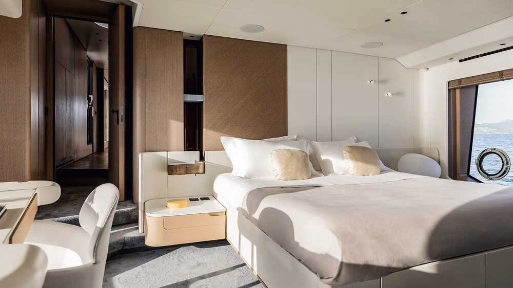 Owner's cabin on main deck