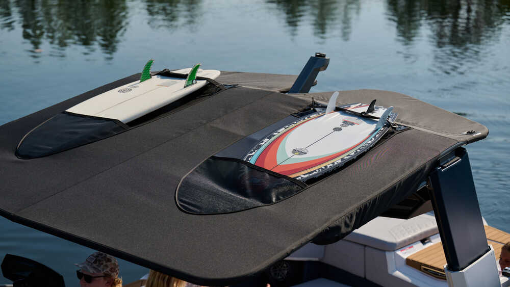 Bimini with Surf Pockets
