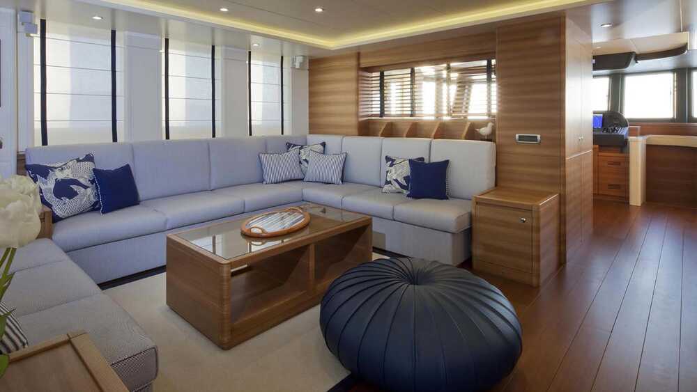 Salon on the upper deck