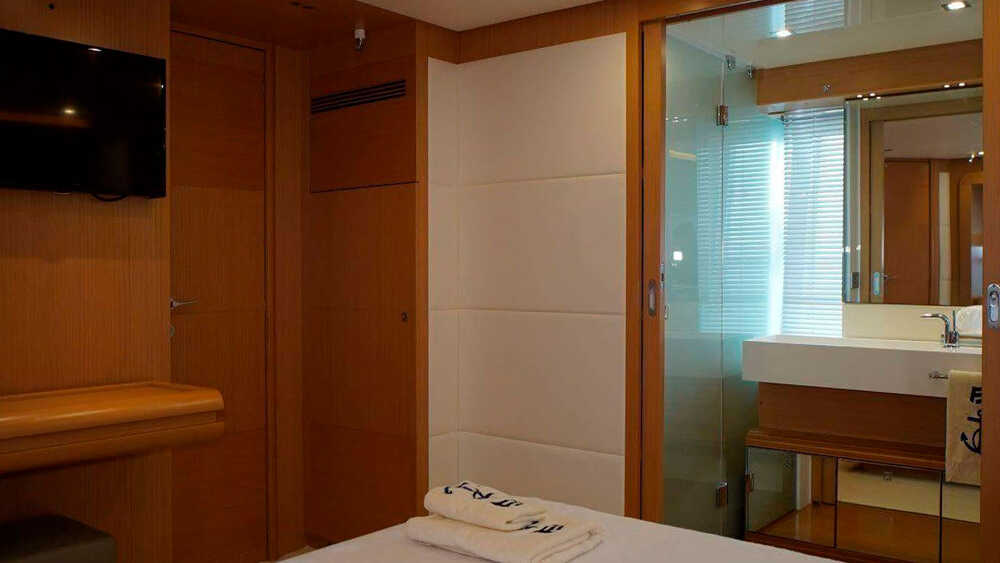 Bathroom at master cabin