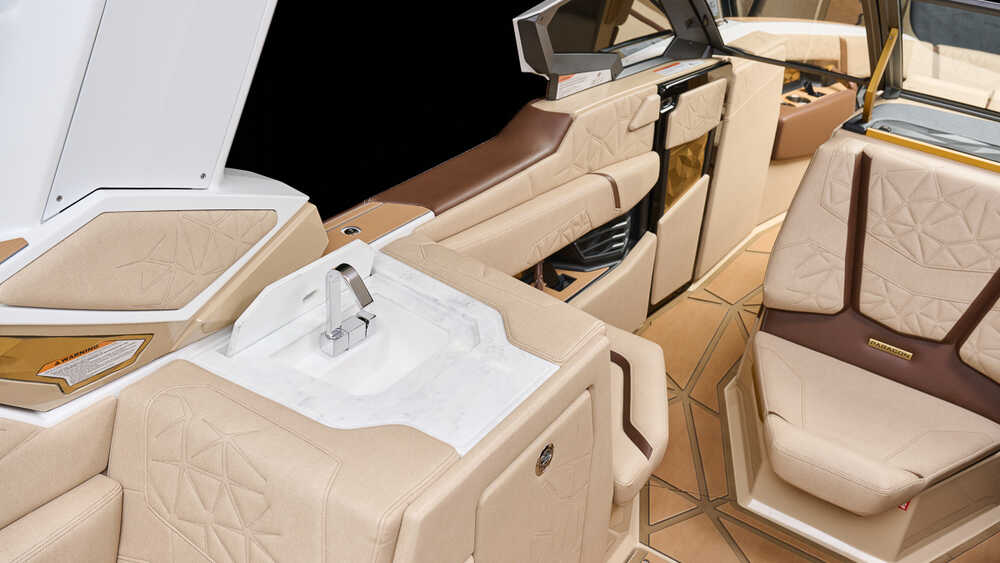 Faceted sink