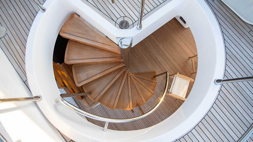Stairs to cockpit 