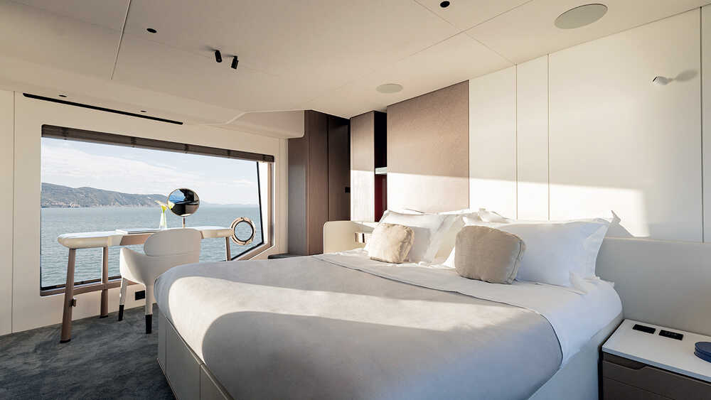 Owner's cabin on main deck