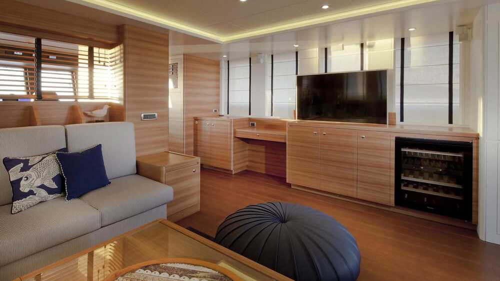 Salon on the upper deck
