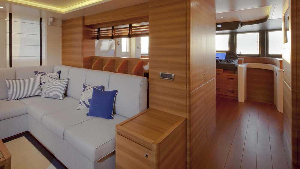Salon on the upper deck