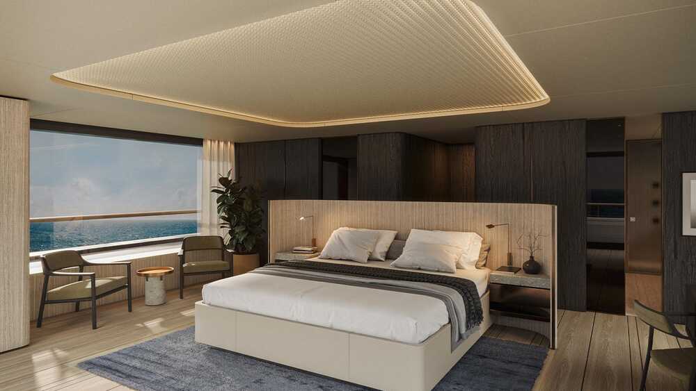 Master cabin on upper deck