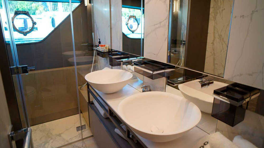 Bathroom at master cabin
