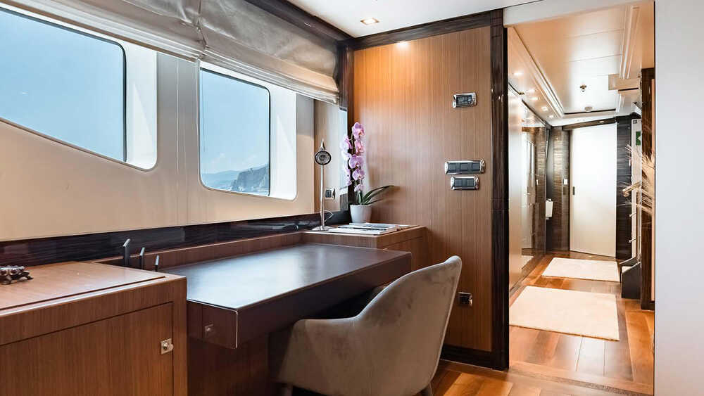 Study in master cabin