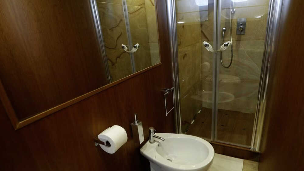Bathroom in master cabin