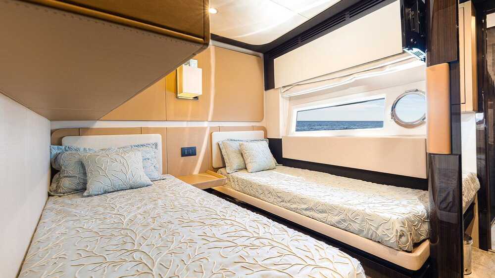 Twin guest cabin
