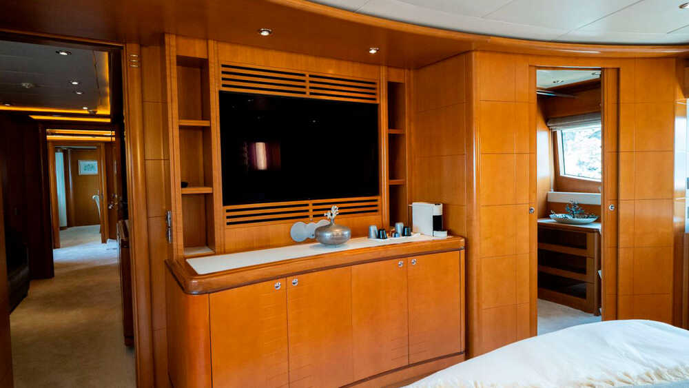 TV in master cabin